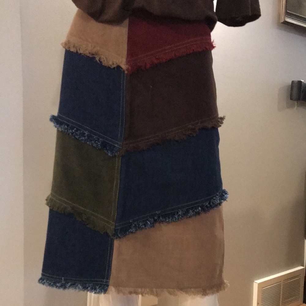 Vintage patchwork skirt